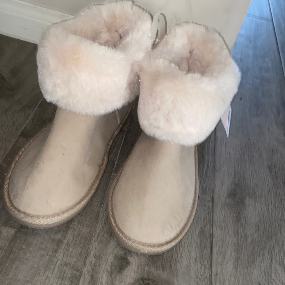 Lauren Conrad faux fur boots